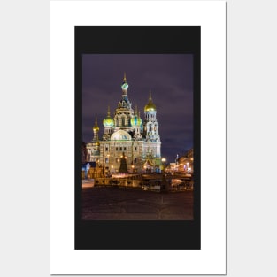 Church of the Savior on Spilled Blood, St. Petersburg, Russia Posters and Art